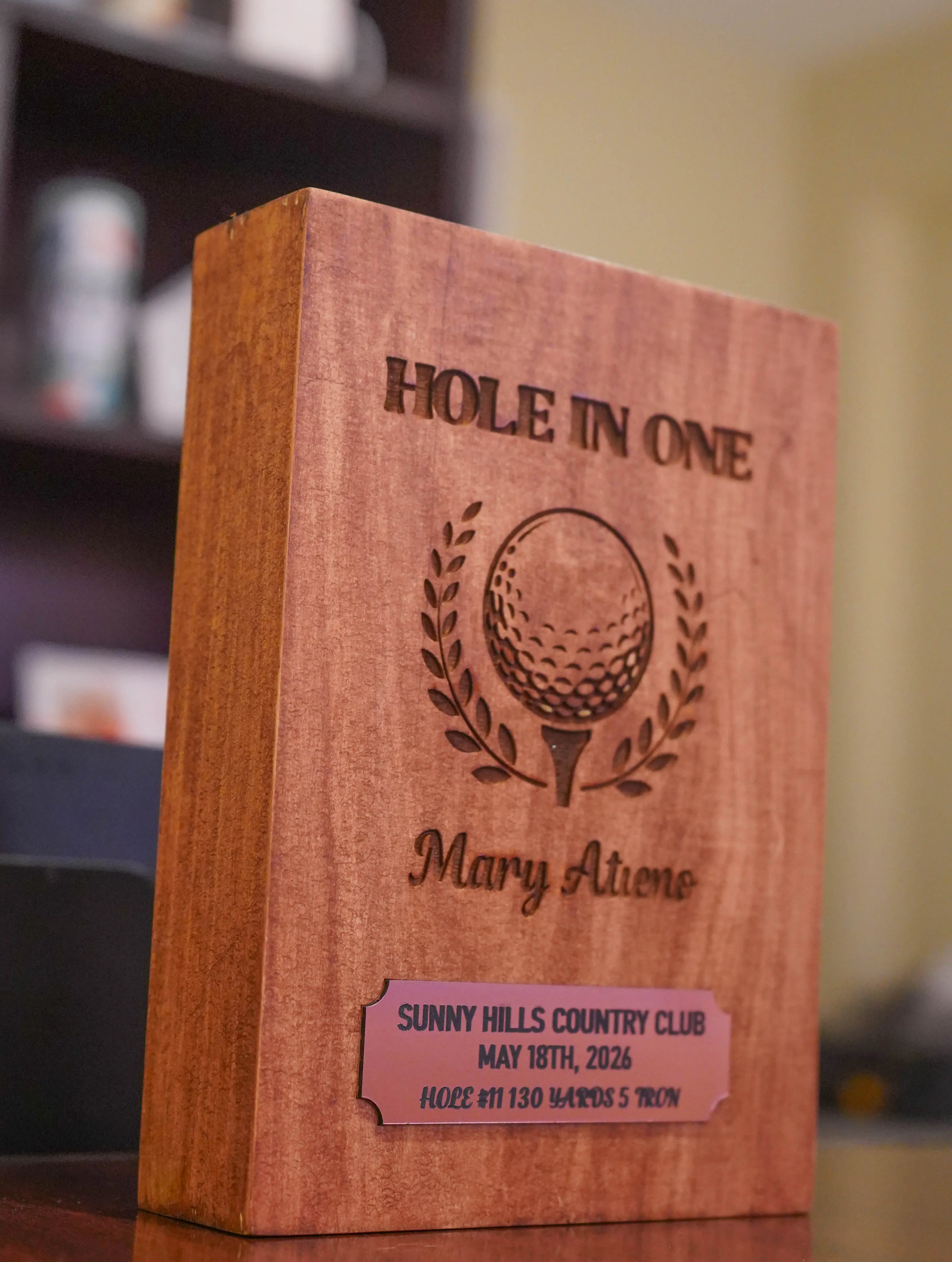 Custom KORA golf Most Valuable Player award